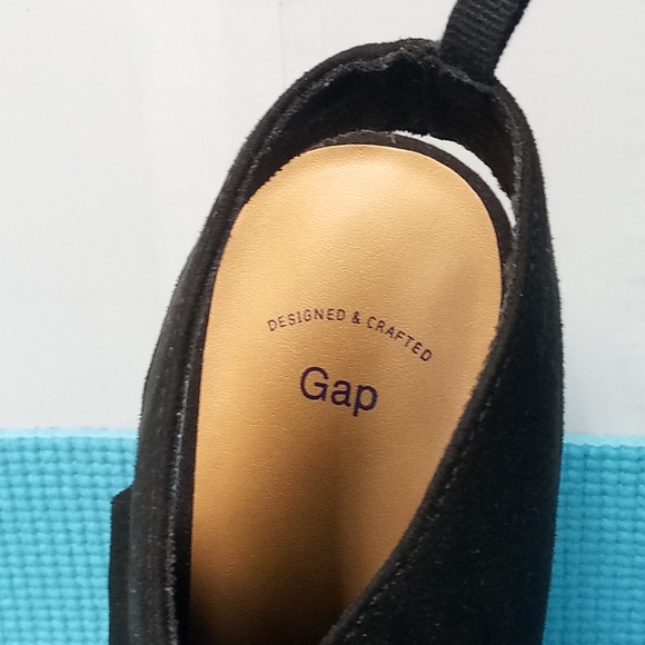 Gap Open Toe Ankle Boots Peep Toe Black Size 9 - Picture 7 of 10